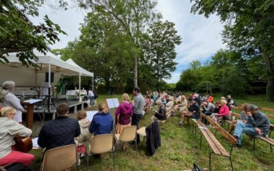 La messe en plein air au Bois Fleuri